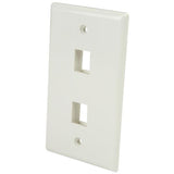 StarTech.com PLATE2WH placas de pared y cubiertas de interruptor Blanco Convencional Cualquier marca RJ-45