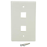 StarTech.com PLATE2WH placas de pared y cubiertas de interruptor Blanco Convencional Cualquier marca RJ-45