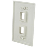 StarTech.com PLATE2WH placas de pared y cubiertas de interruptor Blanco Convencional Cualquier marca RJ-45