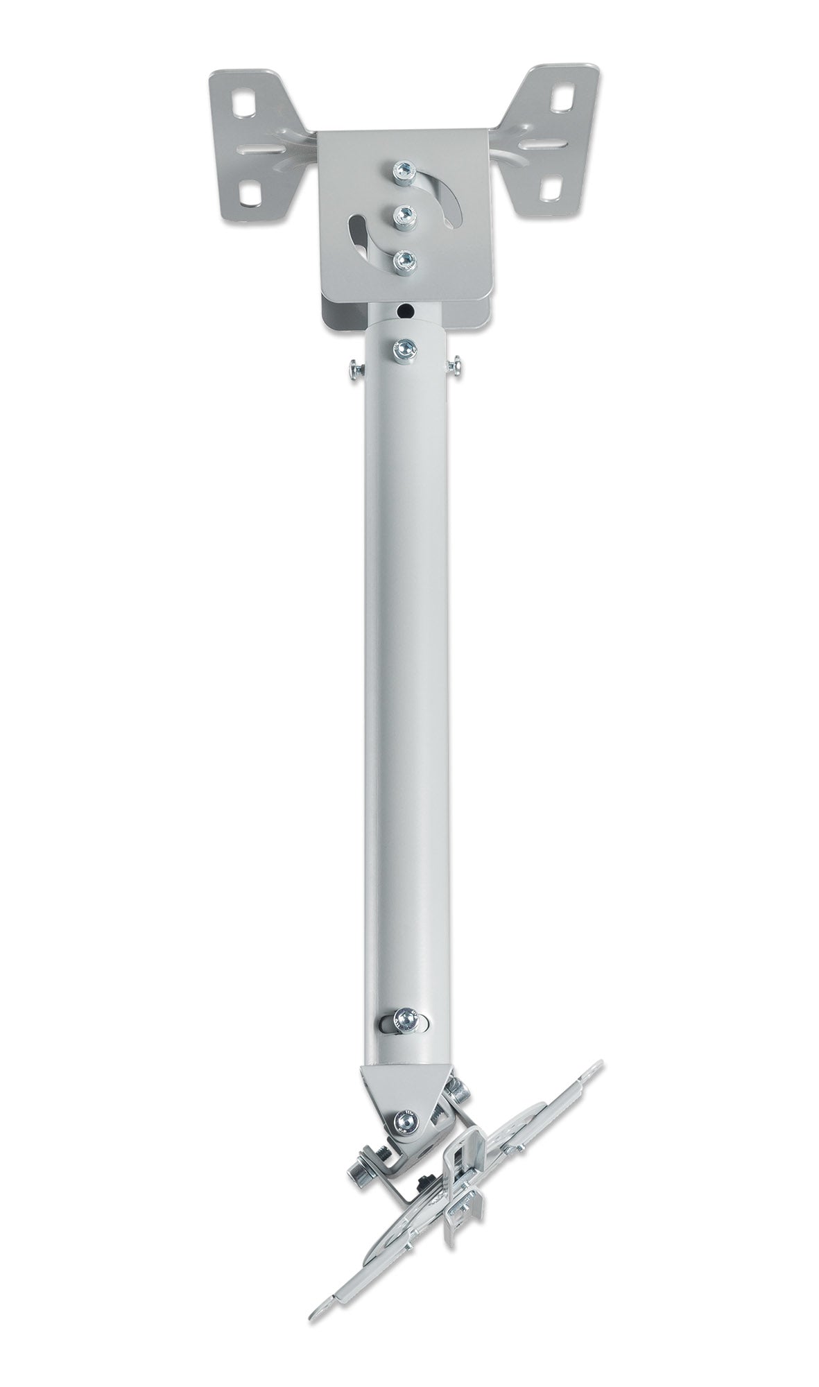 Manhattan Soporte para Proyector, montaje en techo, movimiento articulado, hasta 20 kg, Blanco, Manual, 575 - 825 mm