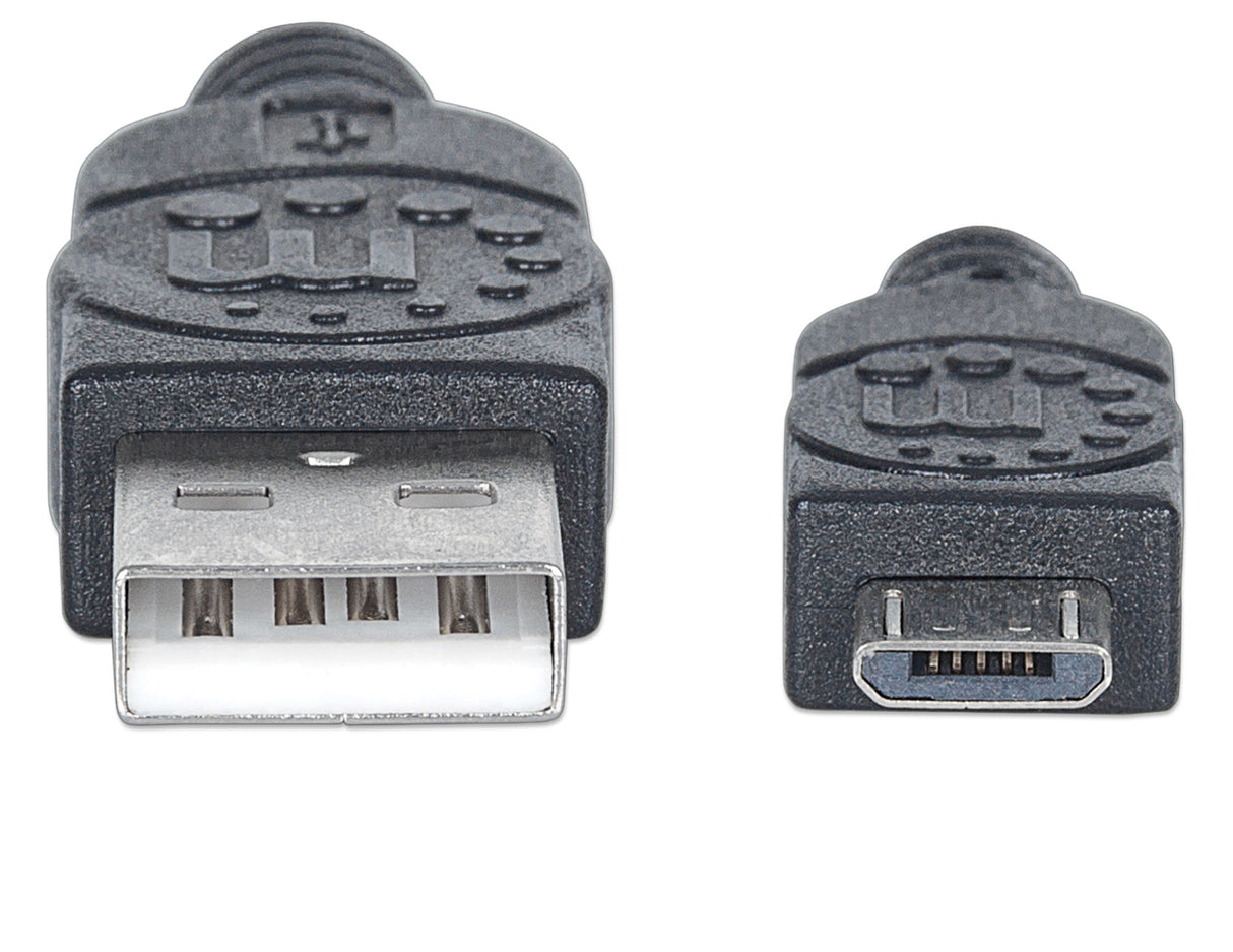 Manhattan Cable para Dispositivos USB Micro-B de Alta Velocidad, Negro