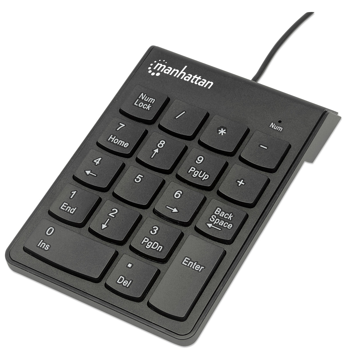 Manhattan Teclado numérico alámbrico Teclado Interruptor de membrana Universal USB 1,29 m