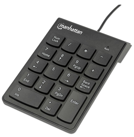 Manhattan Teclado numérico alámbrico Teclado Interruptor de membrana Universal USB 1,29 m