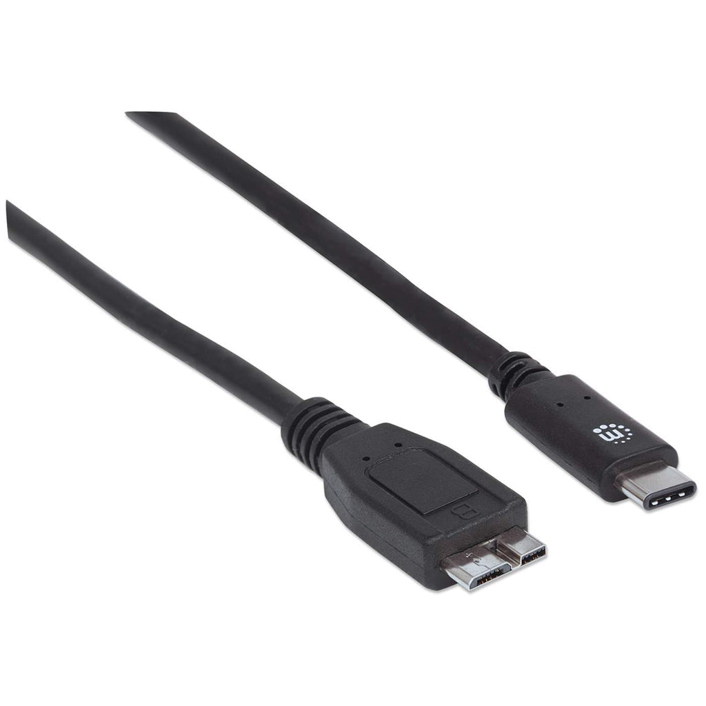 Manhattan Cable para Dispositivos USB-C de SúperVelocidad+ Cable USB 3.2 Gen 2 (3.1 Gen 2) USB C Micro-USB B Macho