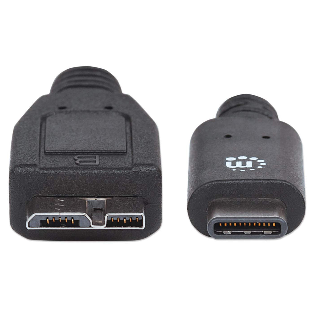 Manhattan Cable para Dispositivos USB-C de SúperVelocidad+ Cable USB 3.2 Gen 2 (3.1 Gen 2) USB C Micro-USB B Macho