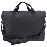 Manhattan Maletín para portátil London 17,3", tipo top loader, negro, ECONÓMICO, bolsillo para accesorios, correa de hombro desmontable, funda para portátil, garantía 3 años Laptop Monocromo 43,9 cm (17.3") Bandolera Negro