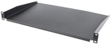 Intellinet Étagère cantilever 19", 1U, profondeur 300 mm, non ventilée, charge max. 25 kg, noire, garantie trois ans Rack Cajón metálico para rack Negro Acero 25 kg