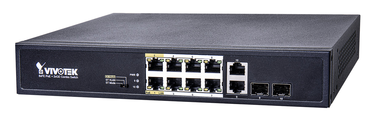 VIVOTEK AW-FGT-100D-120 switch No administrado Fast Ethernet (10/100) Energía sobre Ethernet (PoE) 1