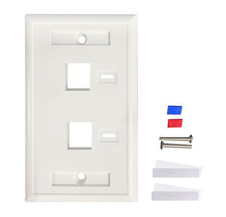 Intellinet 772396 placa de pared y cubierta de interruptor Blanco