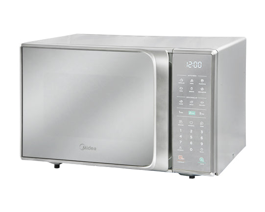 Midea MMDV11S2DG microondas Plata Solo microondas Mostrador 31 L 1450 W, Pantalla incorporada, Botones