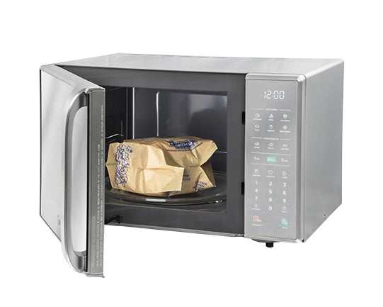 Midea MMDV11S2DG microondas Plata Solo microondas Mostrador 31 L 1450 W, Pantalla incorporada, Botones