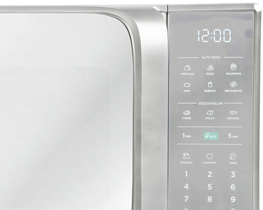 Midea MMDV11S2DG microondas Plata Solo microondas Encimera 31 L 1450 W