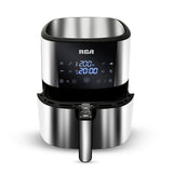 RCA RC-107 freidora Sencillo 8 L 1800 W Freidora de aire caliente Negro, Acero inoxidable, 200 °C