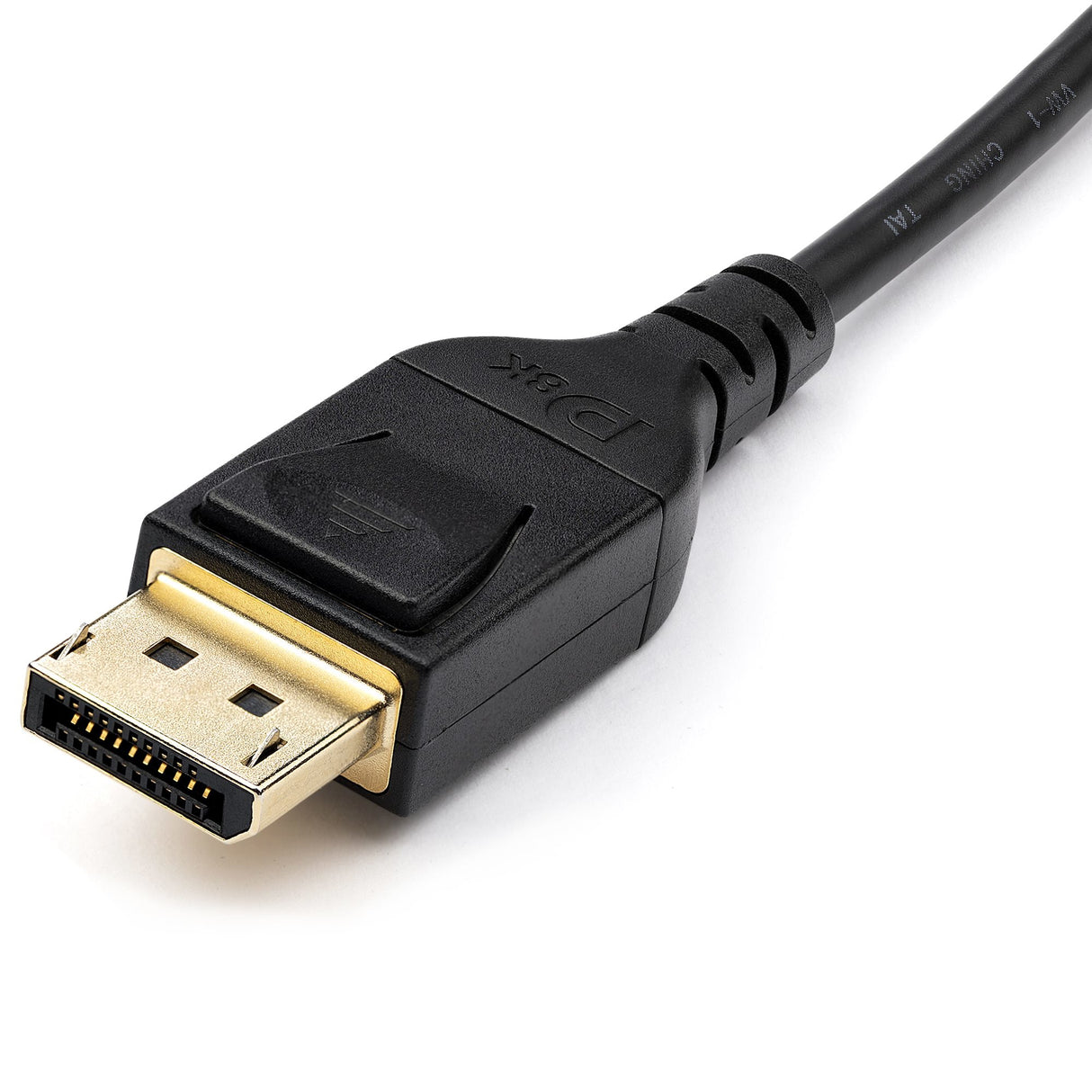 StarTech.com Cable Adaptador de 1m Mini DisplayPort a DisplayPort 1.4 Certificado por VESA - HDR de 8K 60Hz HBR3 - Cable mDP a Super UHD a DP 1.4 - Ultra HD 4K 120Hz - Cable de Vídeo para Monitor Cable Derecho Derecho Oro 1.4
