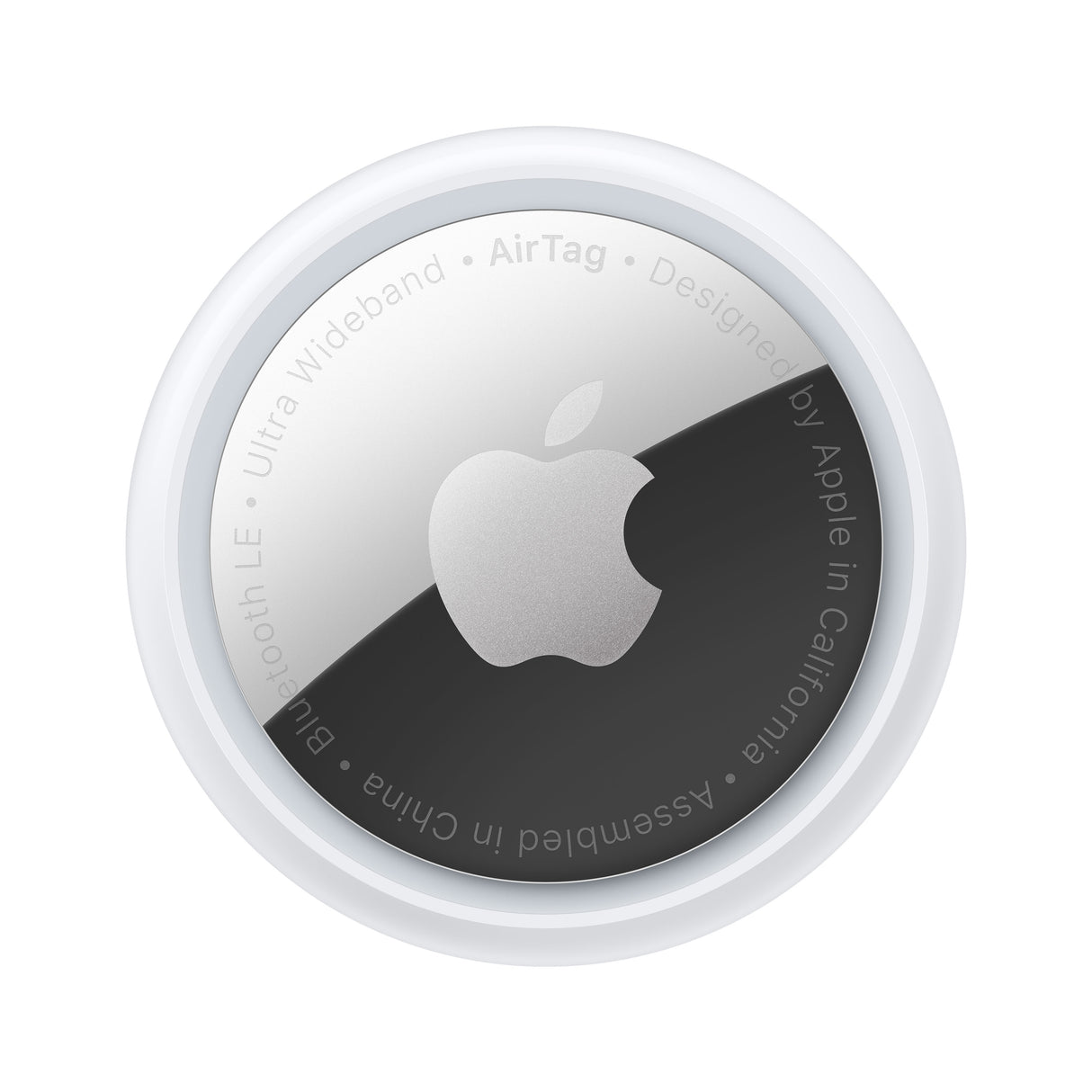 Apple AirTag Elementos Buscador Plata, Blanco, Resistente al polvo, CR2032