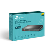 TP-Link TL-SG1210MP dispositivo de redes No administrado 9 Gigabit Ethernet (10/100/1000) 1