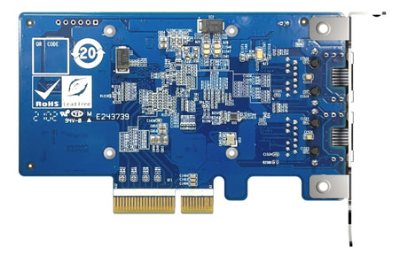 QNAP QXG-10G2T-X710 tarjetas de red Alámbrico PCI Express Ethernet 2