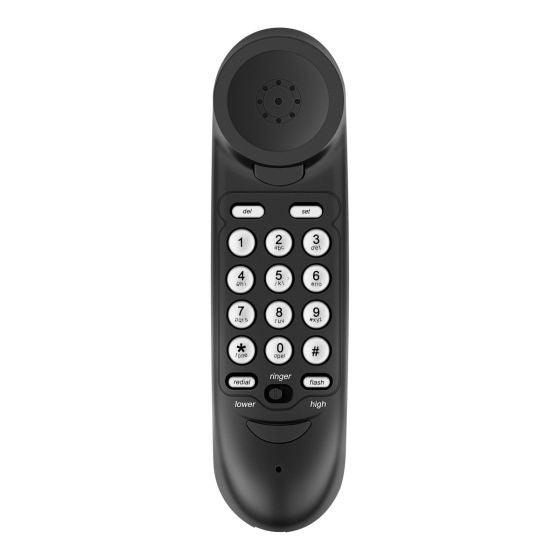 Steren TEL-008N teléfono Teléfono DECT/analógico Identificador de llamadas Negro