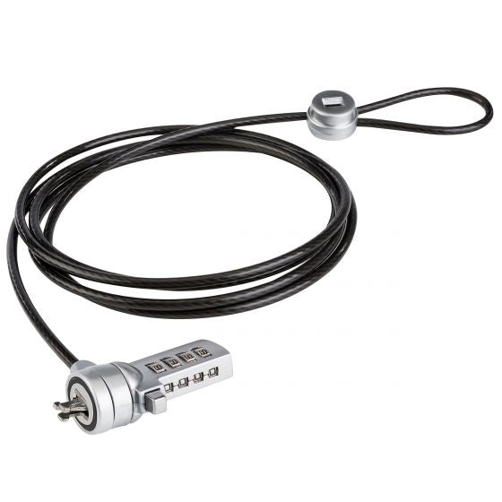 Steren COM-225 cable antirrobo Metálico 1.8 m, Código, Acero | Cable antirrobo