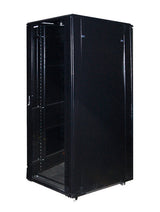 Enson ENS-RKGB45U4 armario rack Rack o bastidor independiente Negro, 800 kg, Rueda de reenvío