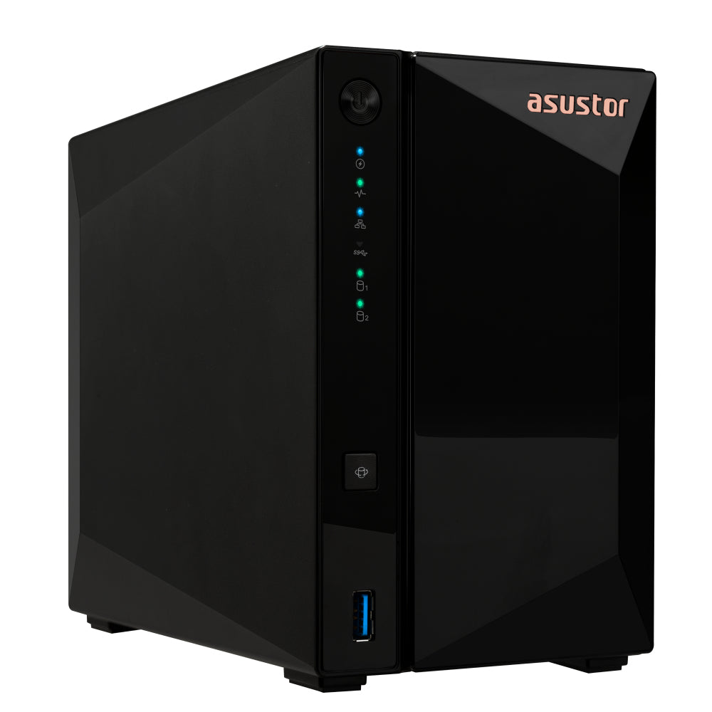 Asustor DRIVESTOR 2 Pro Gen2 AS3302T v2 NAS Realtek RTD1619B 2 GB DDR4 ADM Negro