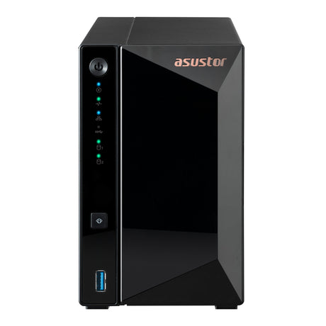 Asustor DRIVESTOR 2 Pro Gen2 AS3302T v2 NAS Realtek RTD1619B 2 GB DDR4 ADM Negro
