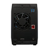 Asustor DRIVESTOR 2 Pro Gen2 AS3302T v2 NAS Realtek RTD1619B 2 GB DDR4 ADM Negro