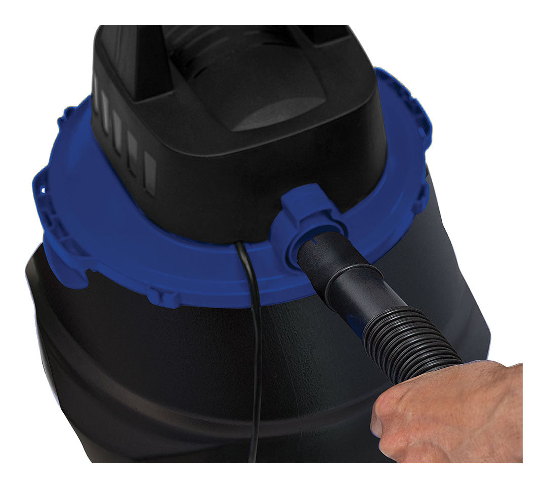 Koblenz 00-5776-0 aspiradora 18.9 L Aspiradora de tambor Seca y húmeda Bolsa para el polvo, Negro, Azul
