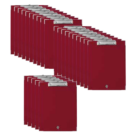 Techmakro KITTB25VN portapapeles A4 Cartón, Cloruro de polivinilo (PVC) Rosa, 330 mm, 240 mm