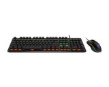 MSI FORGE GK300 COMBO BLUE Teclado Juego Alámbrico USB Interruptor mecánico