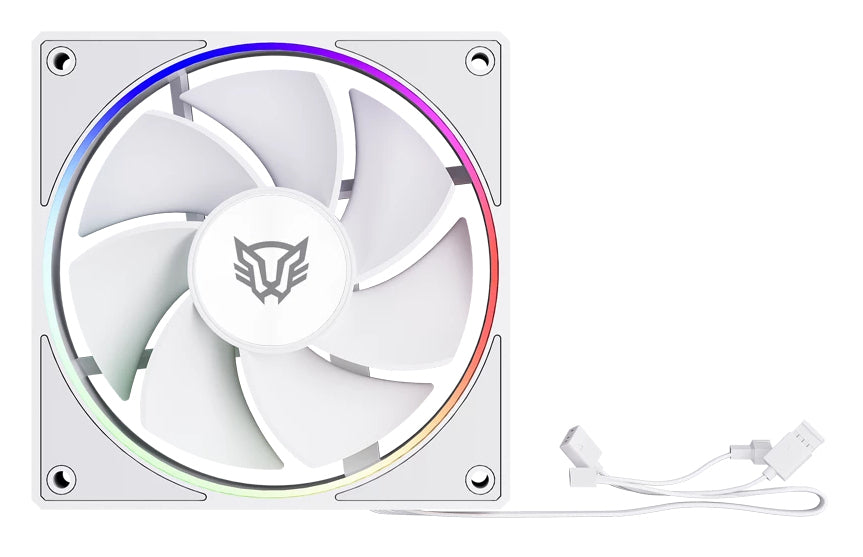 Balam Rush BR-942157 sistema de refrigeración de computadora Gabinete de la computadora Ventilador 12 cm Blanco