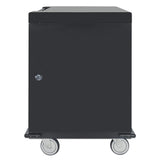 Manhattan Carrito de carga UVC con 32 puertos USB-A y 32 tomas de corriente alterna Laptop Piso 38 mm 3 mm 28 mm