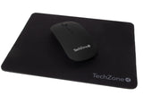 TechZone TZ18MOUINAMP-NG ratón Ambidiestro RF inalámbrico 1600 DPI, Negro