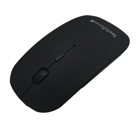 TechZone TZ18MOUINAMP-NG ratón Ambidiestro RF inalámbrico 1600 DPI, Negro