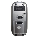 TechZone TZ18MOUINAMP-PL ratón Ambidiestro RF inalámbrico 1600 DPI, Plata