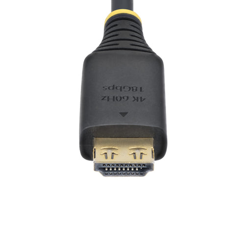 StarTech.com Cable HDMI de Alta Velocidad de 1m - Conectores de Agarre - 4K60Hz/1440p 144Hz - HDR10/HDCP 2.2/ARC - UHD -