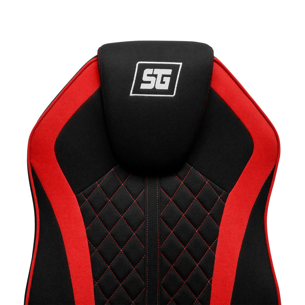 Vorago CGC300 Silla universal para juegos asiento acolchado Negro, Rojo, 120 kg, respaldo acolchado, Espuma