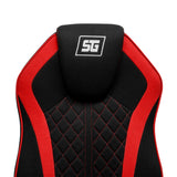 Vorago CGC300 Silla universal para juegos asiento acolchado Negro, Rojo, 120 kg, respaldo acolchado, Espuma