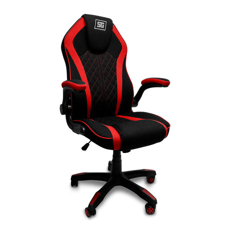 Vorago CGC300 Silla universal para juegos asiento acolchado Negro, Rojo, 120 kg, respaldo acolchado, Espuma