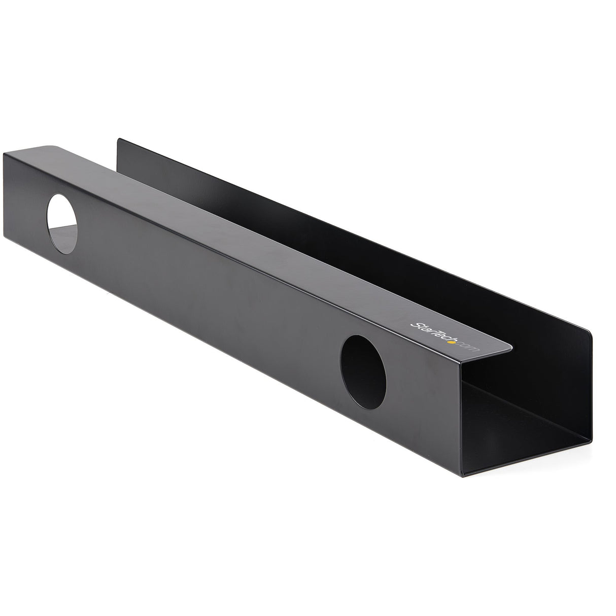 StarTech.com Bandeja para Gestión de Cableado para Debajo del Escritorio - Organizador de Cableado Tipo Bandeja para Escritorio de Pie - Estante para