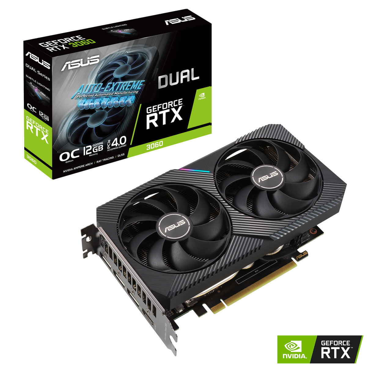 ASUS DUAL-RTX3060-O12G-V2 tarjetas gráficas Si 3584 NVIDIA GeForce RTX 3060