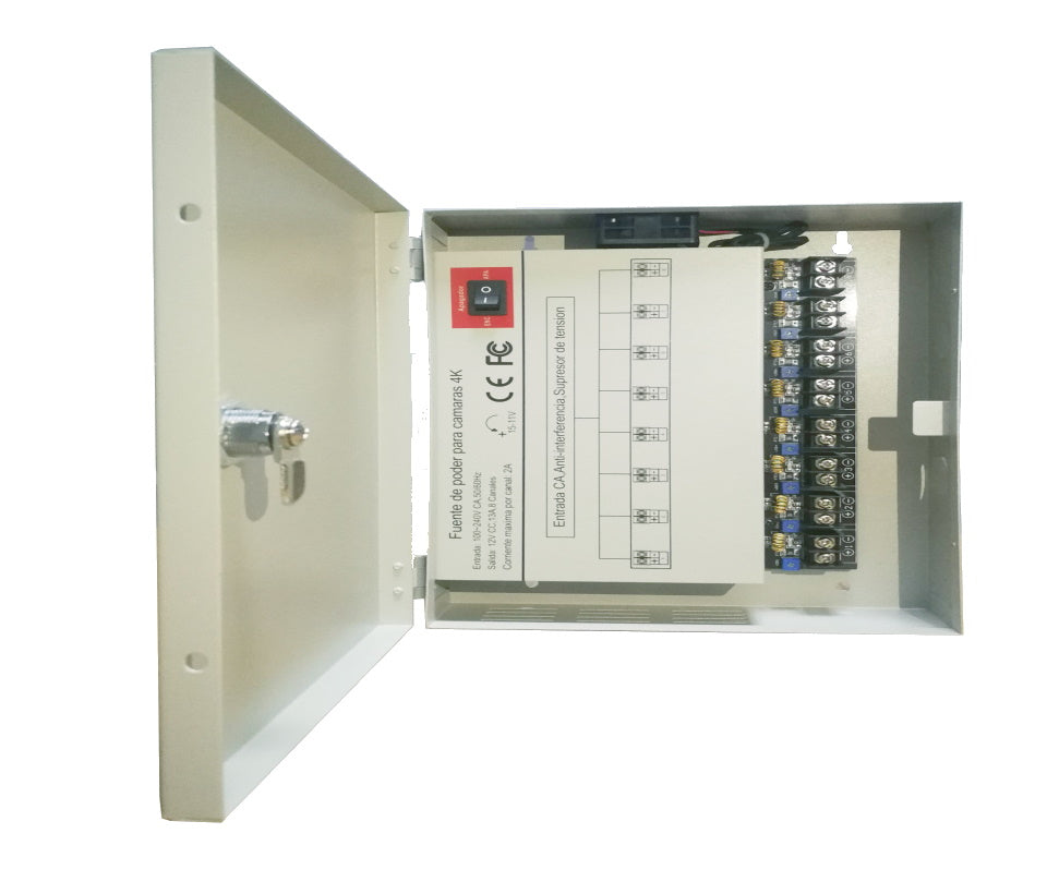 Saxxon PSU1213-D8H cámaras de seguridad y montaje para vivienda Sistema de alimentación