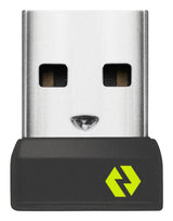 Logitech 956-000007 accesorios de dispositivos de entrada Receptor USB Ratón / Teclado Logitech Negro, Verde, Metálico