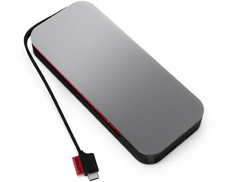 Lenovo Go Baterías externas 3 Negro, Gris USB