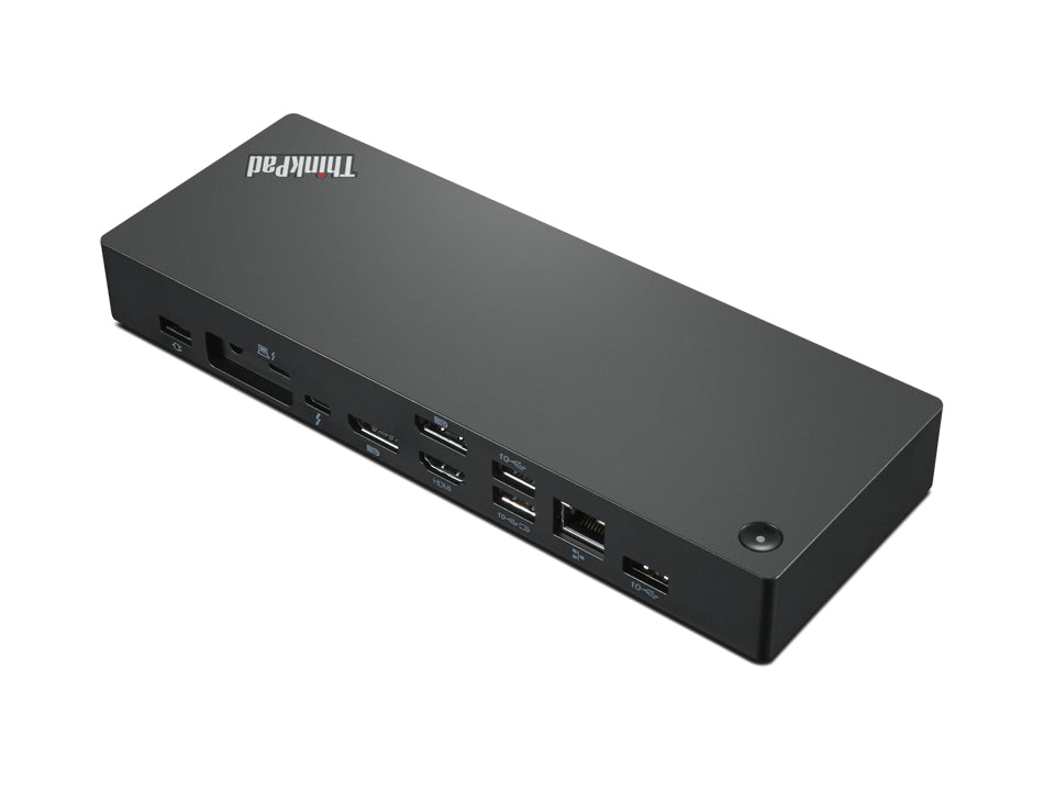 Lenovo 40B00300US base para portátil y replicador de puertos Alámbrico Thunderbolt 4 Negro, Rojo