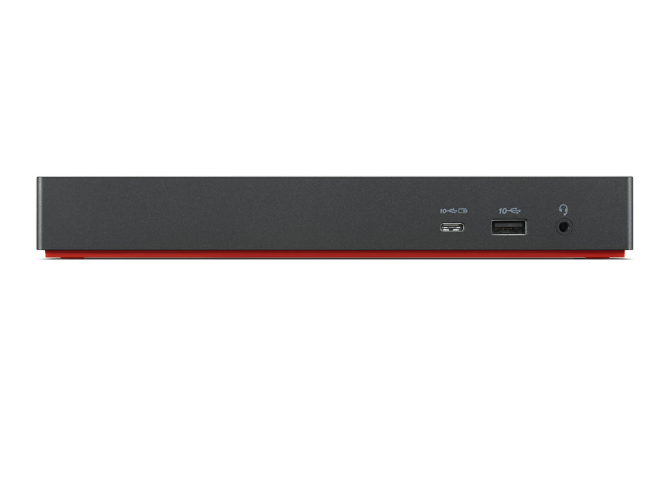 Lenovo 40B00300US base para portátil y replicador de puertos Alámbrico Thunderbolt 4 Negro, Rojo