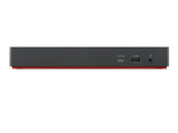 Lenovo 40B00300US base para portátil y replicador de puertos Alámbrico Thunderbolt 4 Negro, Rojo