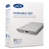 LaCie STKS1000400 unidad externa de estado sólido Tecnología Thunderbolt (Rayo) 1 TB USB Tipo C 3.2 Gen 2 (3.1 Gen 2) Pl