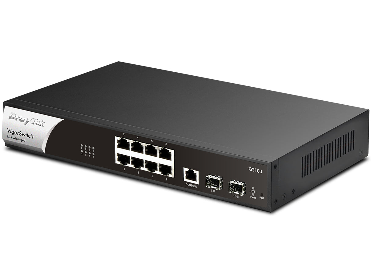 DrayTek G2100 Gestionado L3 Gigabit Ethernet (10/100/1000), Montaje en rack
