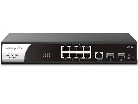 DrayTek G2100 Gestionado L3 Gigabit Ethernet (10/100/1000), Montaje en rack